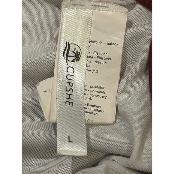 Cupshe Red One Piece Swimsuit size L - Picture 3 of 3